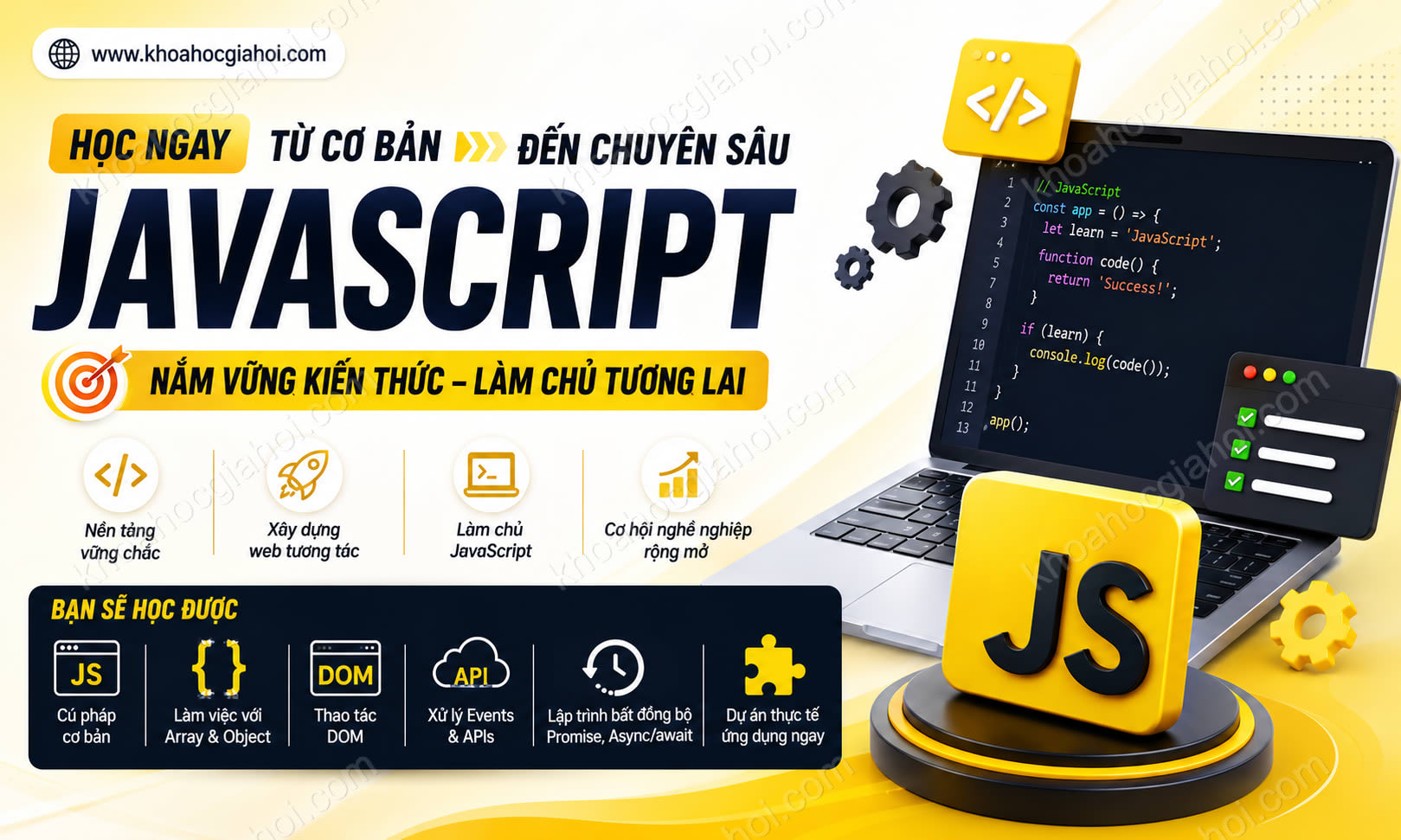 Khoá Học Javascript Từ Cơ Bản Đến Chuyên Sâu