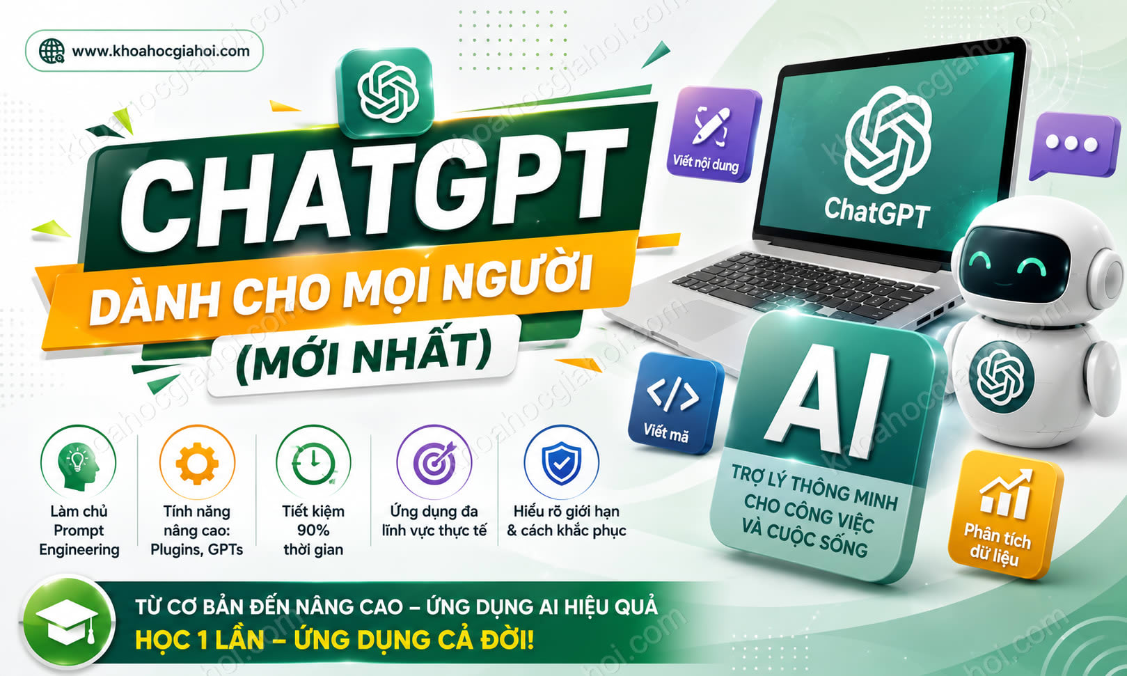 Khóa Học ChatGPT Dành Cho Mọi Người (Mới Nhất)