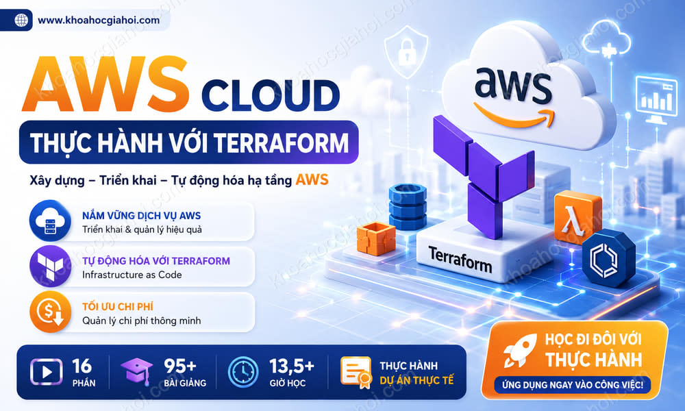 Khóa Học AWS Cloud Thực Hành Với Terraform