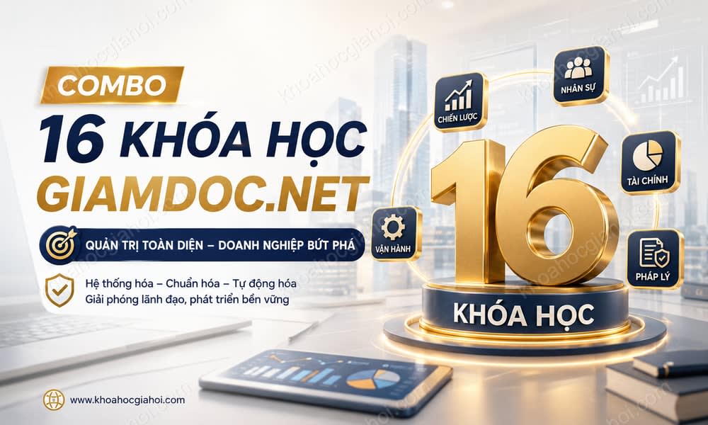 Combo 16 Khóa Học GiamDoc.net Thầy Vũ Long