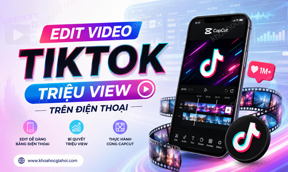 Khóa Học Edit Video Tiktok Triệu View Trên Điện Thoại