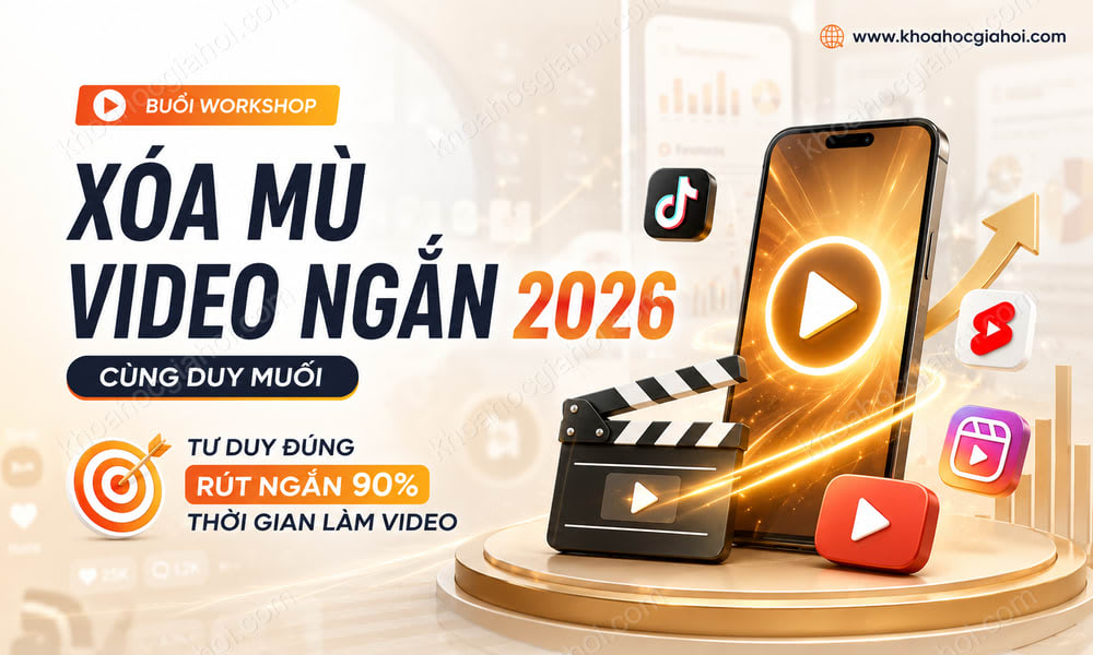 Buổi Workshop Xóa Mù Video Ngắn 2026 Cùng Duy Muối