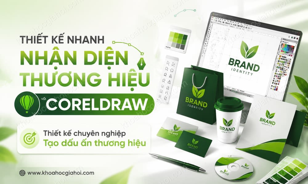 Khóa Học Thiết Kế Nhanh Nhận Diện Thương Hiệu Với Coreldraw