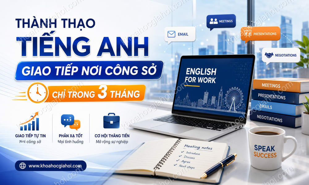 Khóa Học Thành Thạo Tiếng Anh Giao Tiếp Nơi Công Sở Chỉ Trong 3 Tháng
