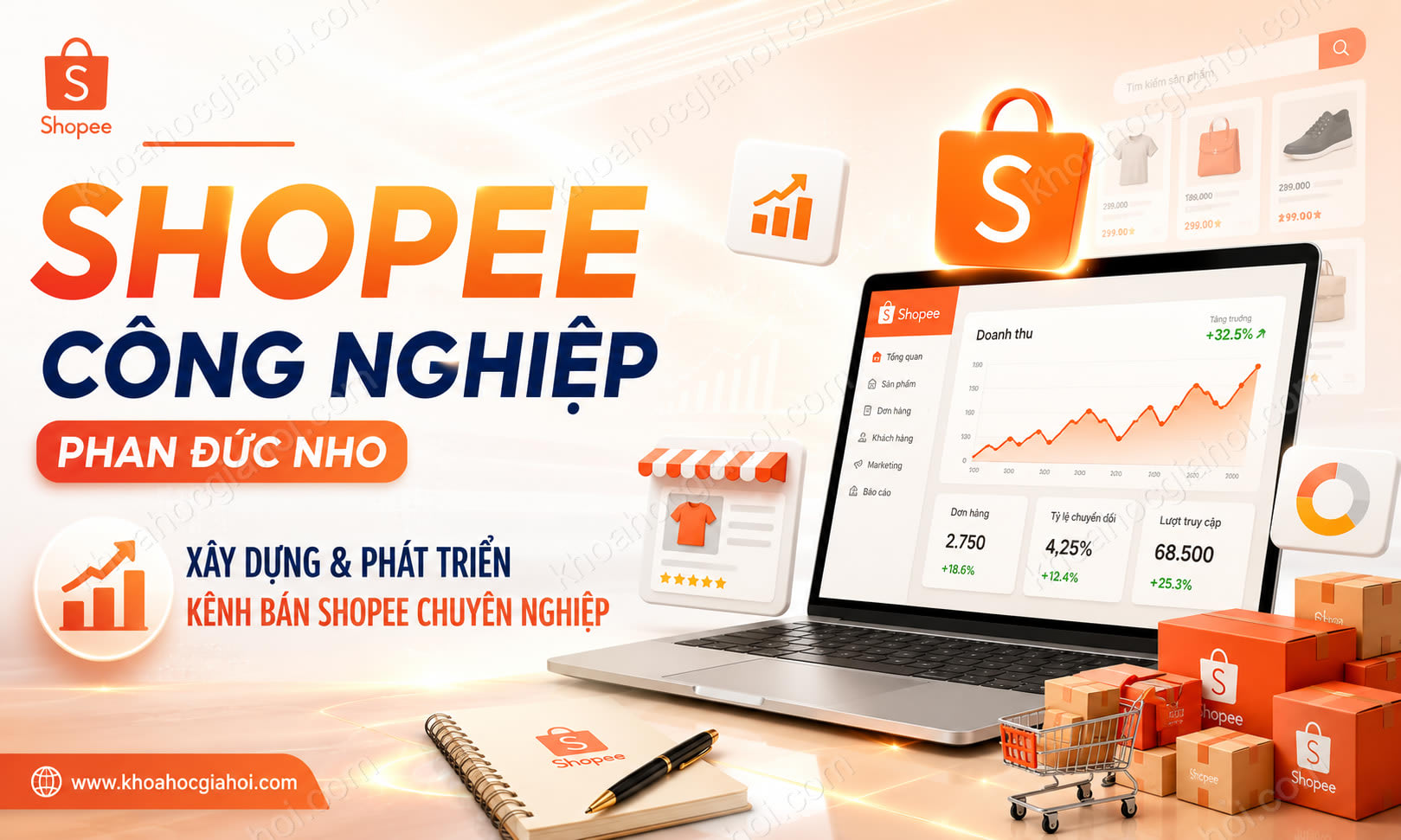 Khóa Học Shopee Công Nghiệp Phan Đức Nho