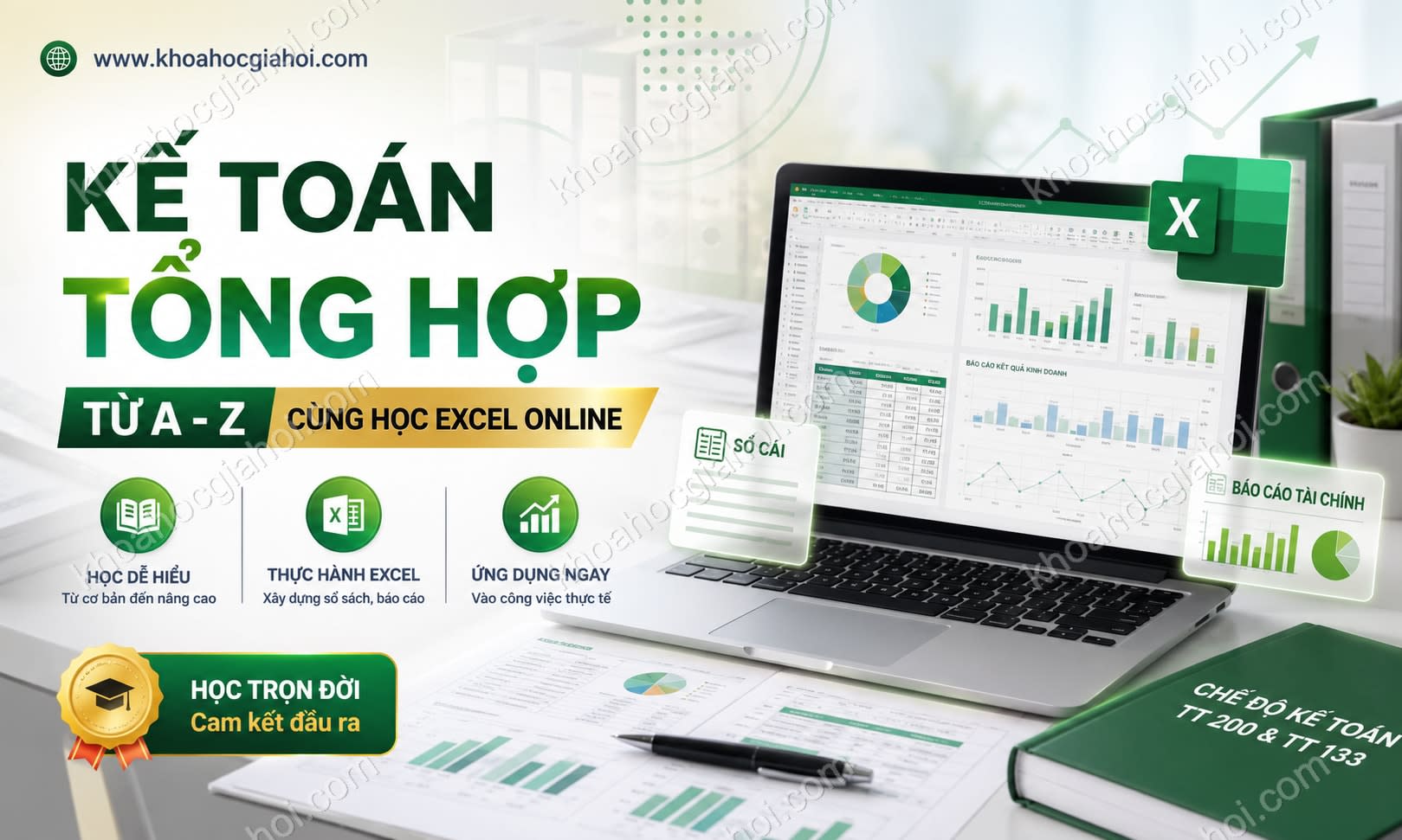 Kế Toán Tổng Hợp Từ A - Z Cùng Học Excel Online Kế Toán Tổng Hợp Từ A - Z Cùng Học Excel Online