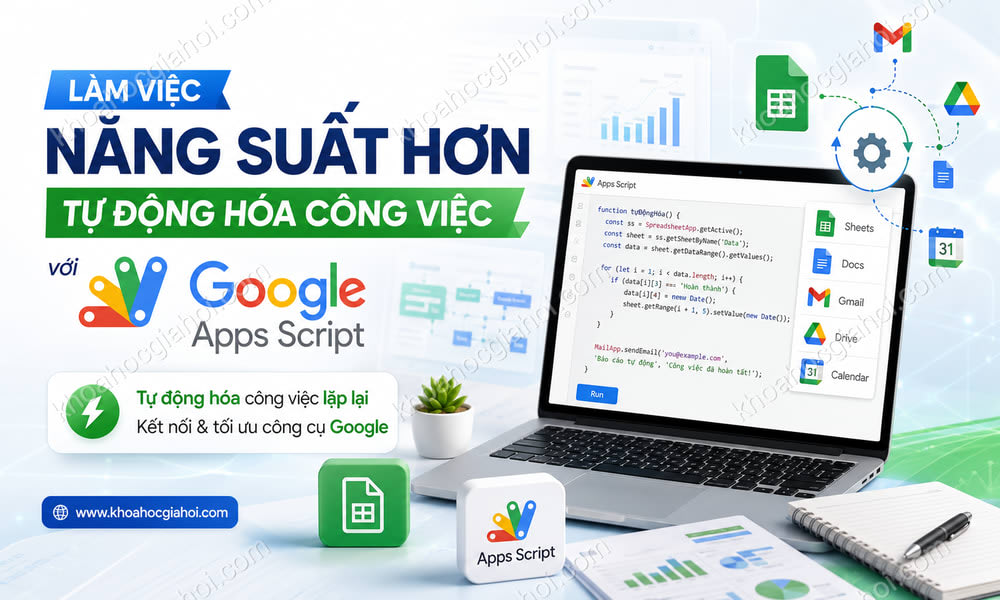 Khóa Học Làm Chủ Bộ Công Cụ Văn Phòng Google Workspace Cho Công Việc Và Học Tập