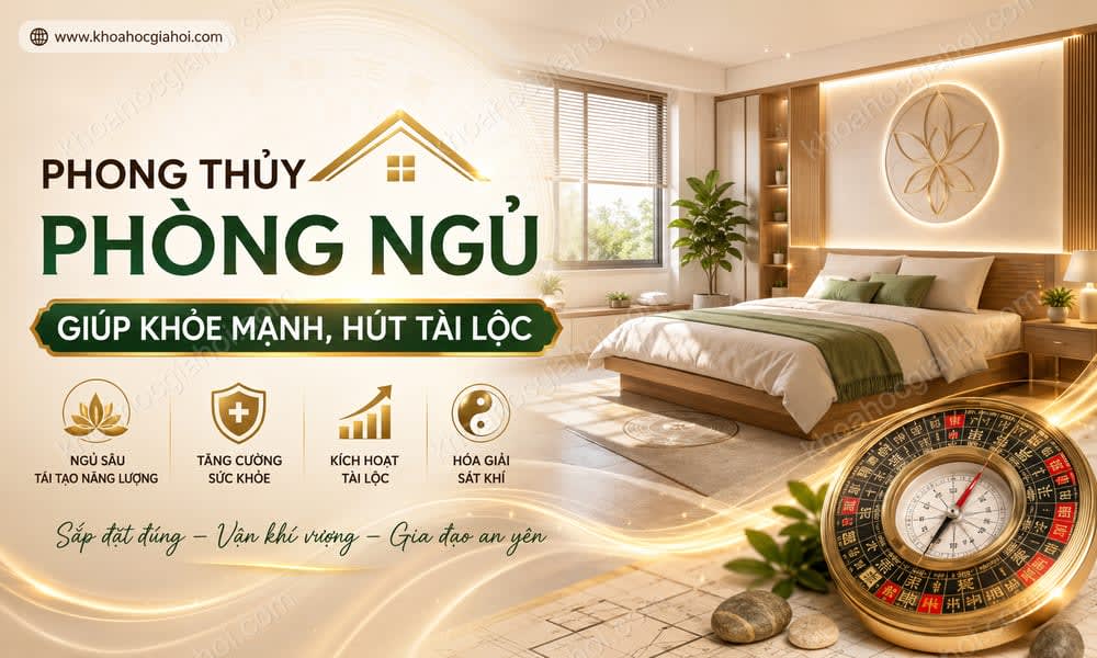 Khóa Học Phong Thủy Phòng Ngủ Giúp Khỏe Mạnh, Hút Tài Lộc
