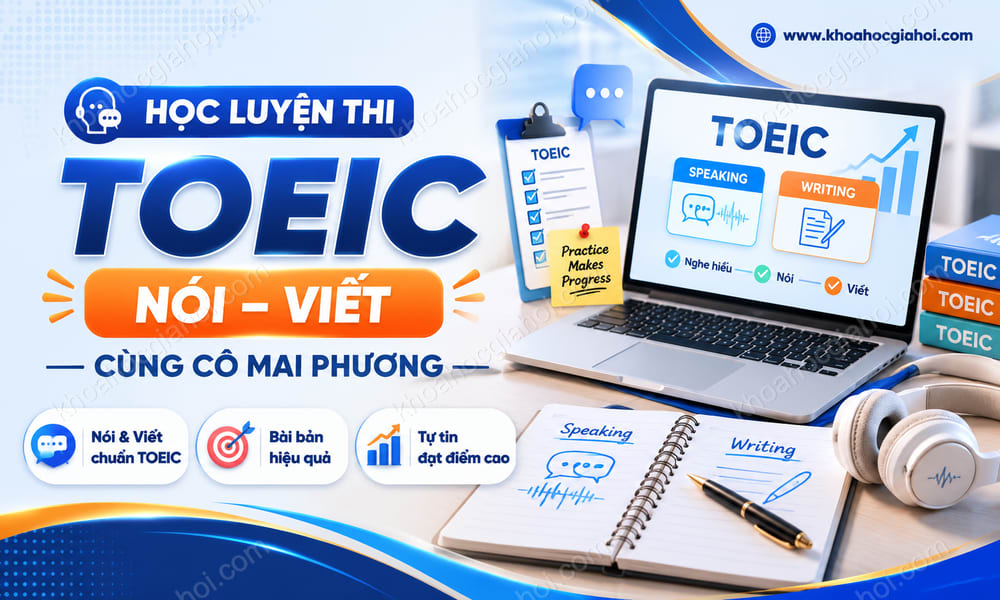 Học Luyện Thi Toeic (Nói – Viết) Mới Nhất Cùng Cô Mai Phương