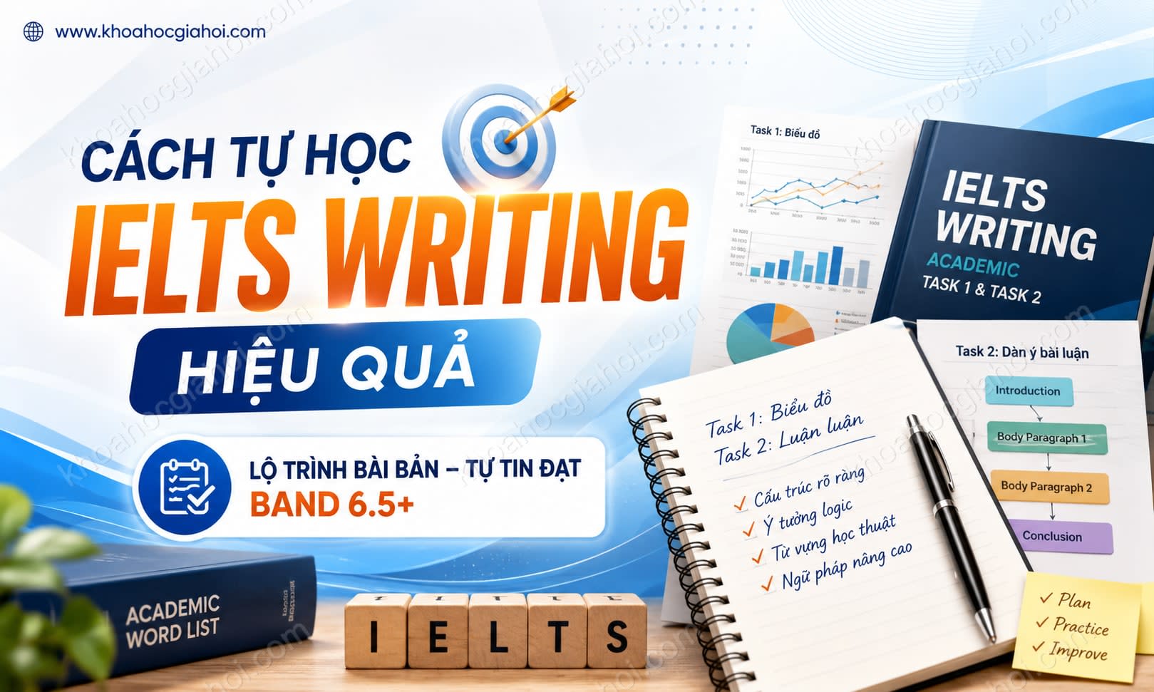 Khóa Học Cách Tự Học IELTS Writing Hiệu Quả Khóa Học Cách Tự Học IELTS Writing Hiệu Quả