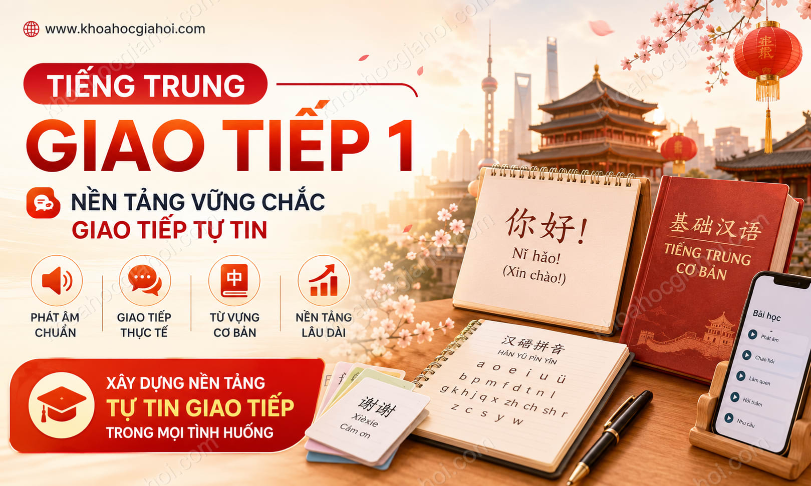 Khóa Học Tiếng Trung Giao Tiếp - 1