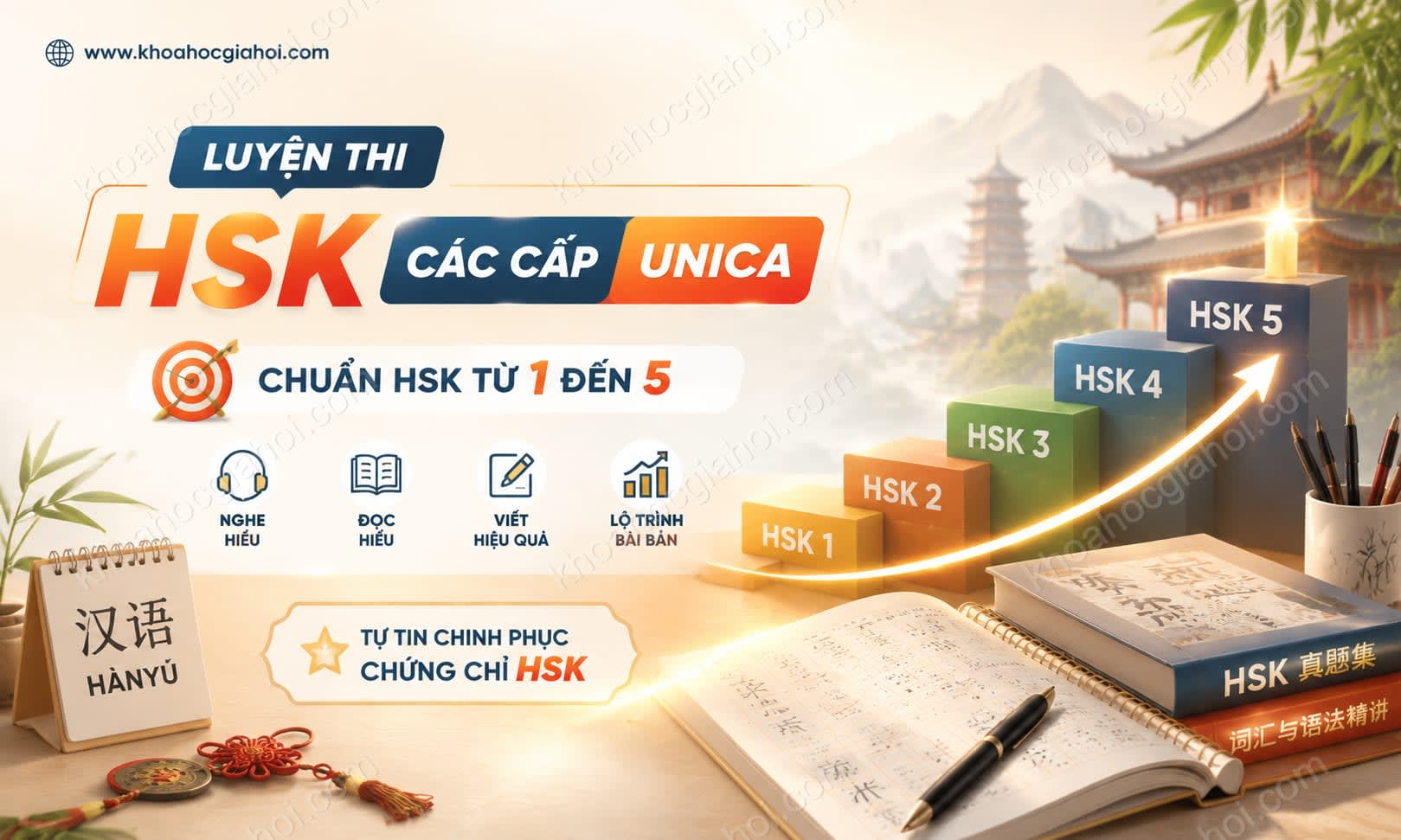 Luyện Thi Hsk Các Cấp Unica