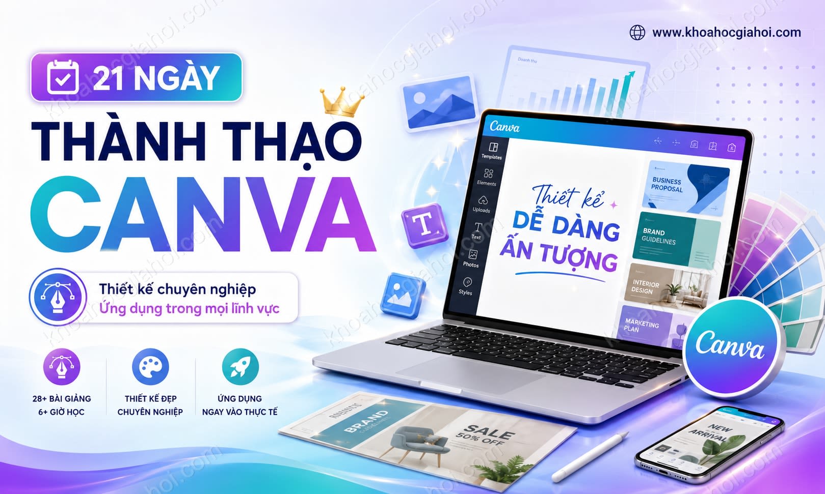 Khóa Học 21 Ngày Thành Thạo Canva Khóa Học 21 Ngày Thành Thạo Canva