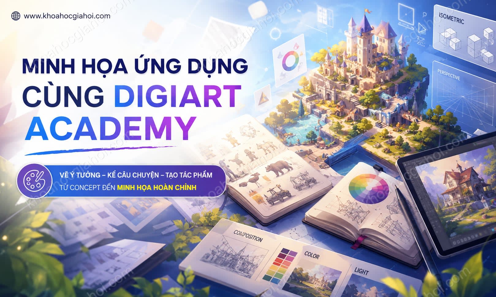 Khoá Học Minh Họa Ứng Dụng Cùng Digiart Academy Khoá Học Minh Họa Ứng Dụng Cùng Digiart Academy