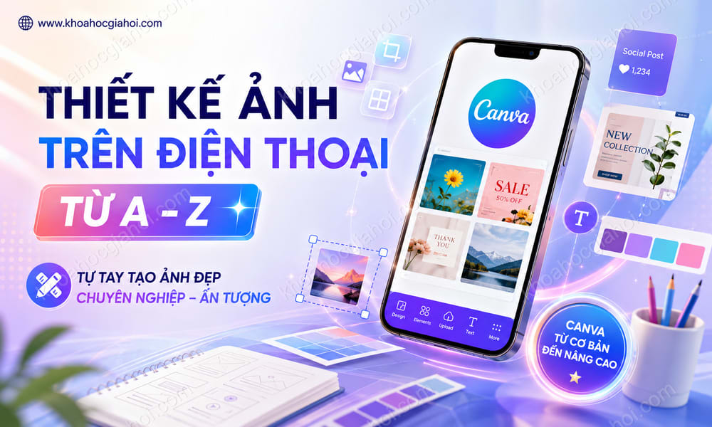 Khóa Học Thiết Kế Ảnh Trên Điện Thoại Từ A - Z