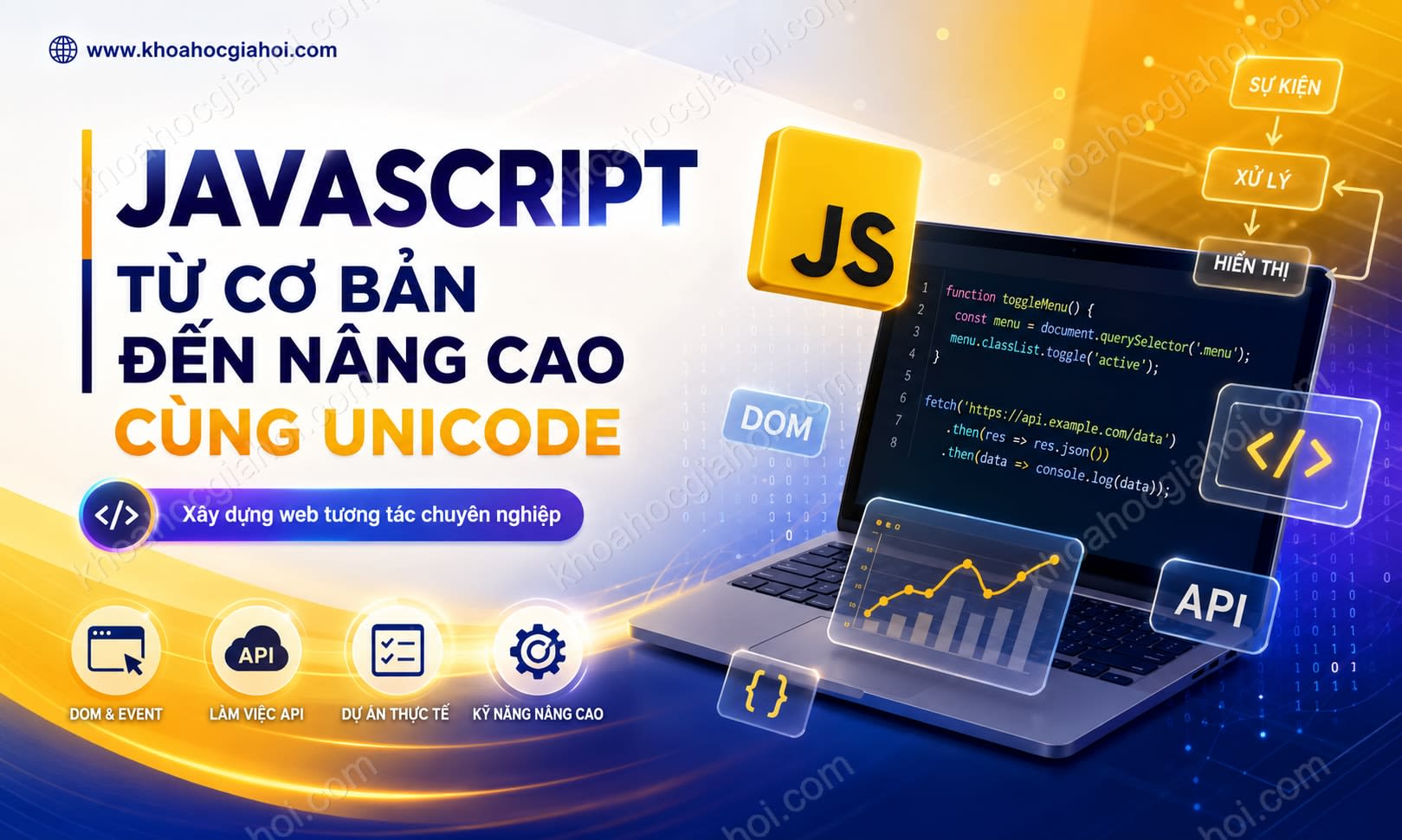Khóa Học Javascript Từ Cơ Bản Đến Nâng Cao Cùng Unicode