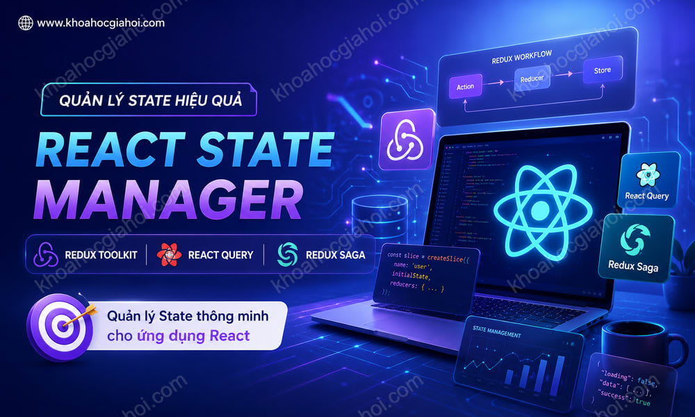 Khóa Học React State Manager - Redux Toolkit, React Query, Redux Saga Cùng Hỏi Dân IT