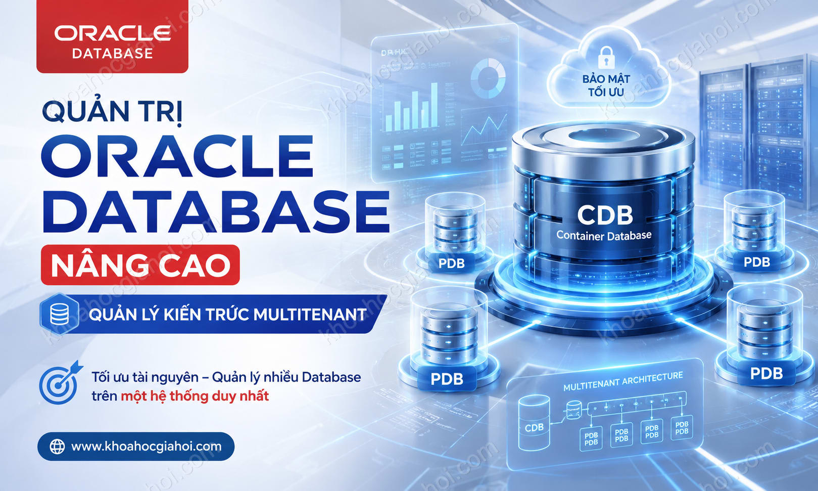 Khóa Học Quản Trị Oracle Database Nâng Cao - Quản Lý Kiến Trúc Multitenant Khóa Học Quản Trị Oracle Database Nâng Cao - Quản Lý Kiến Trúc Multitenant
