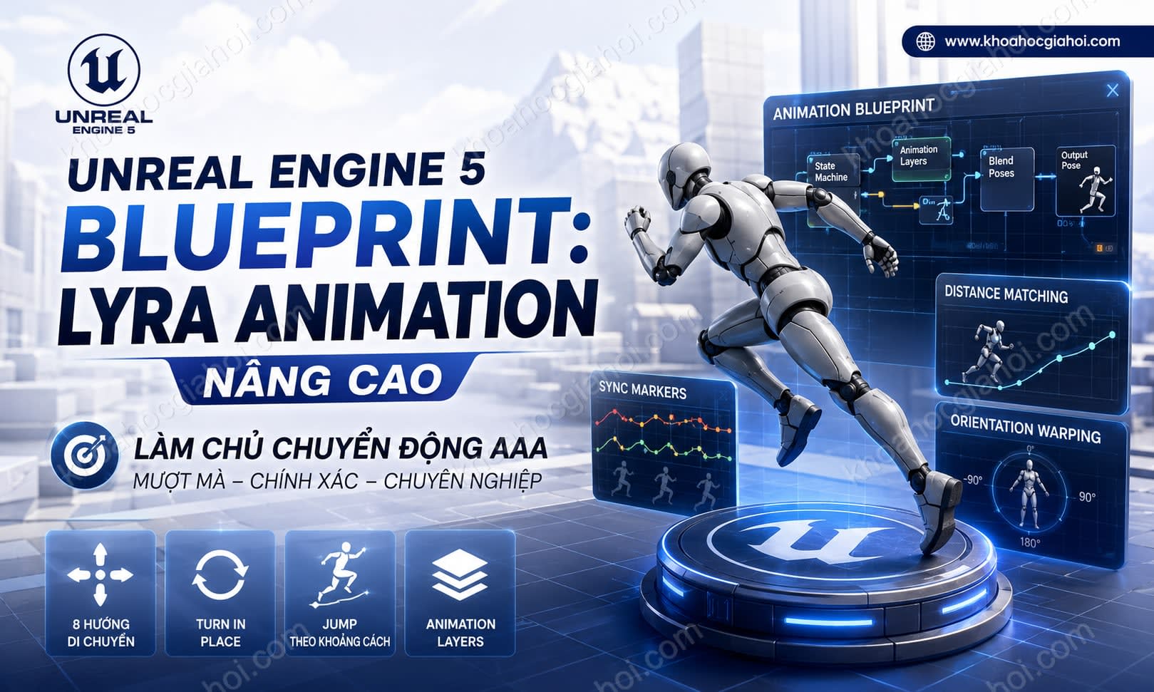 Khóa Học Unreal Engine 5 Blueprint: Lyra Animation Nâng Cao