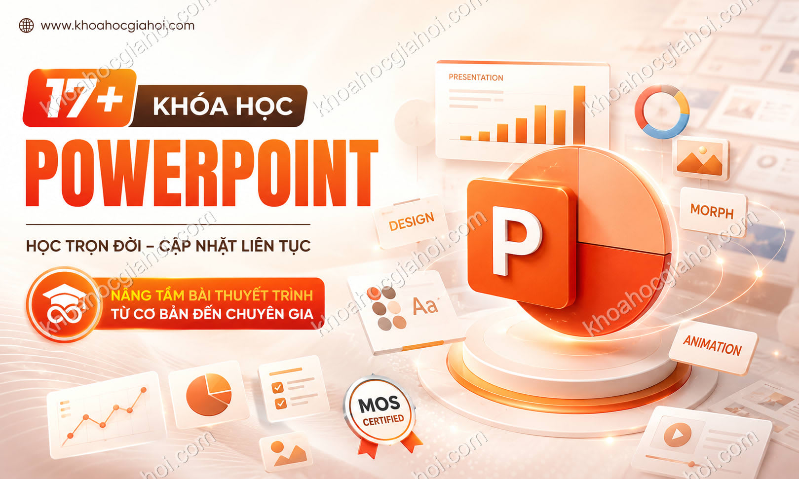 Trọn Bộ 17+ Khóa Học PowerPoint – Học Trọn Đời, Cập Nhật Liên Tục Miễn Phí