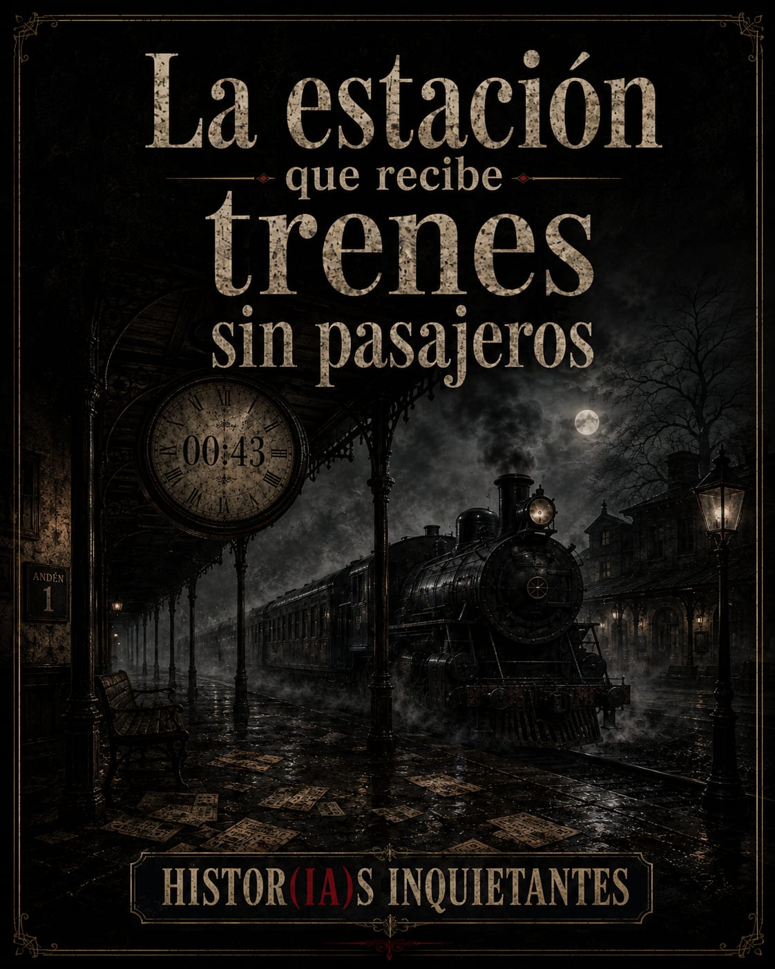 La estación que recibe trenes sin pasajeros