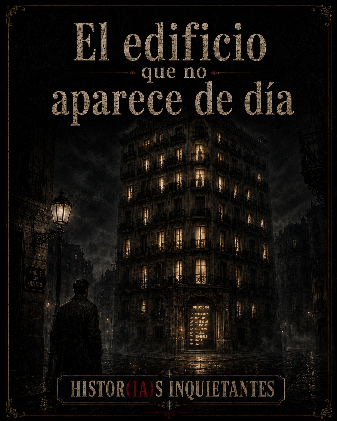 El edificio que no aparece de día