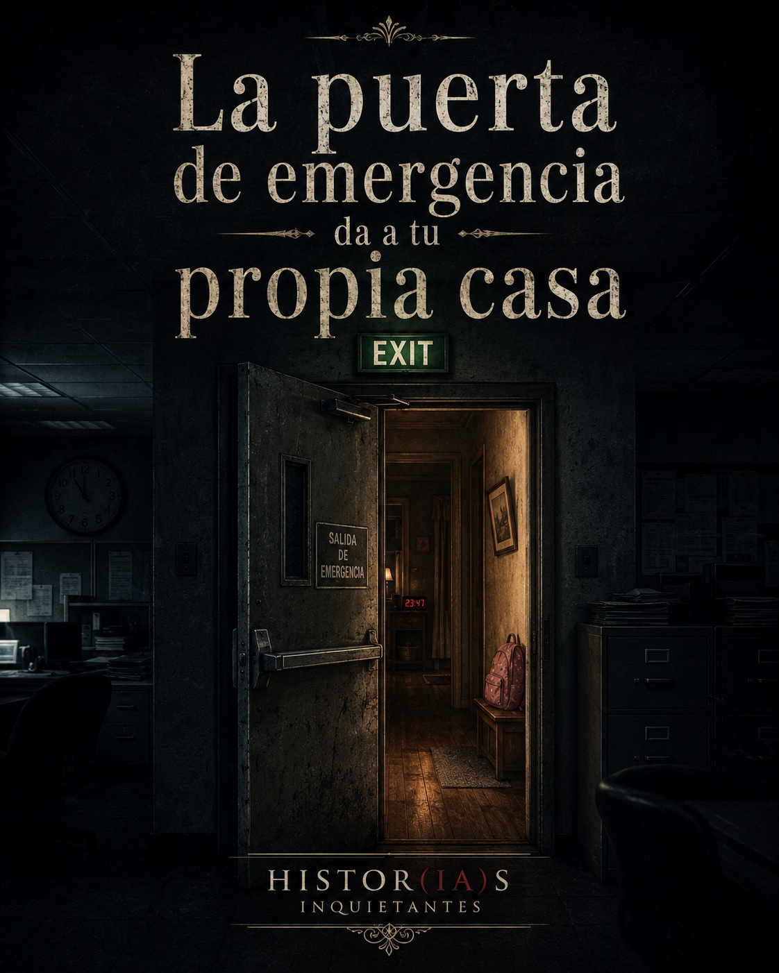 La puerta de emergencia da a tu propia casa