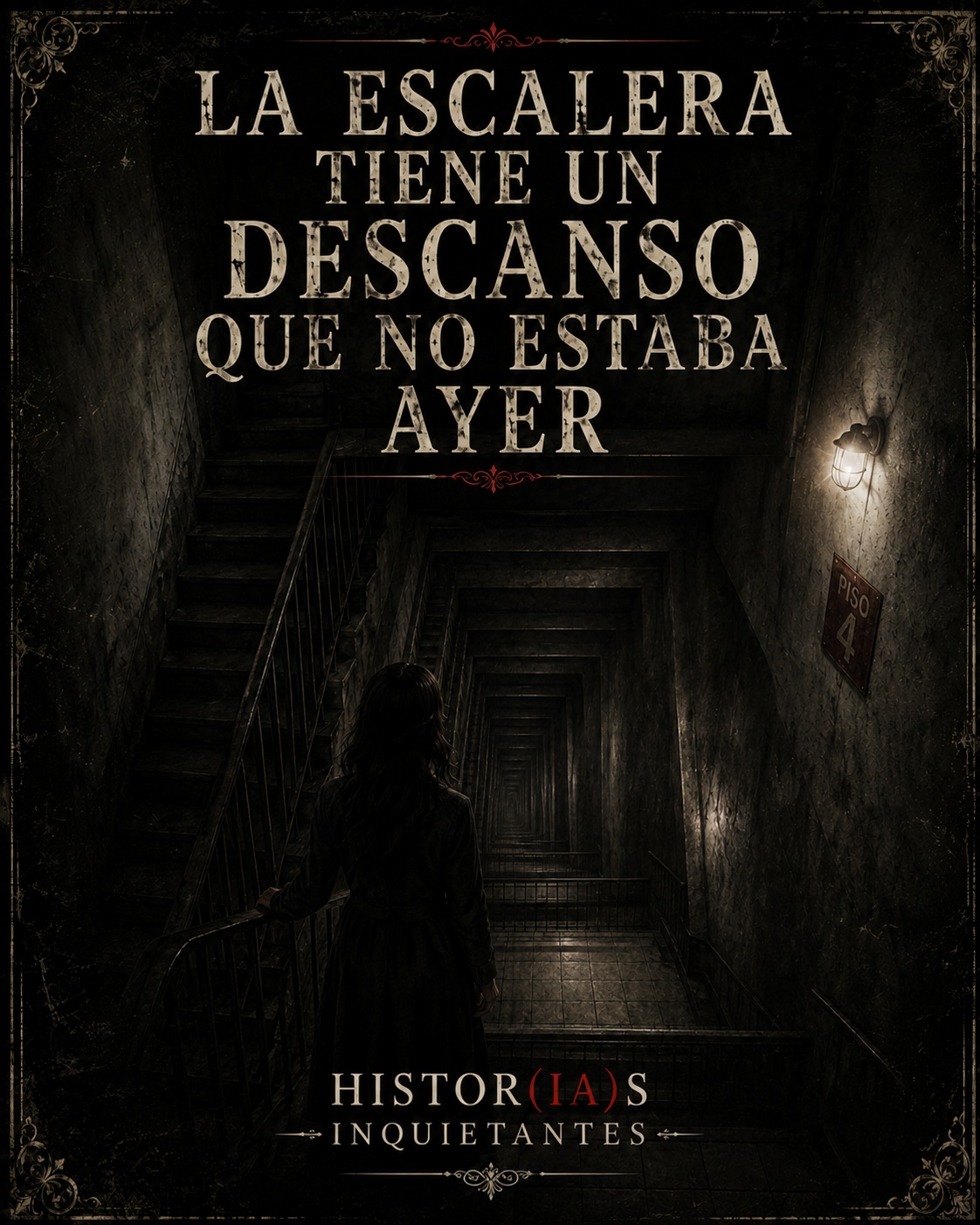 La escalera tiene un descanso que no estaba ayer
