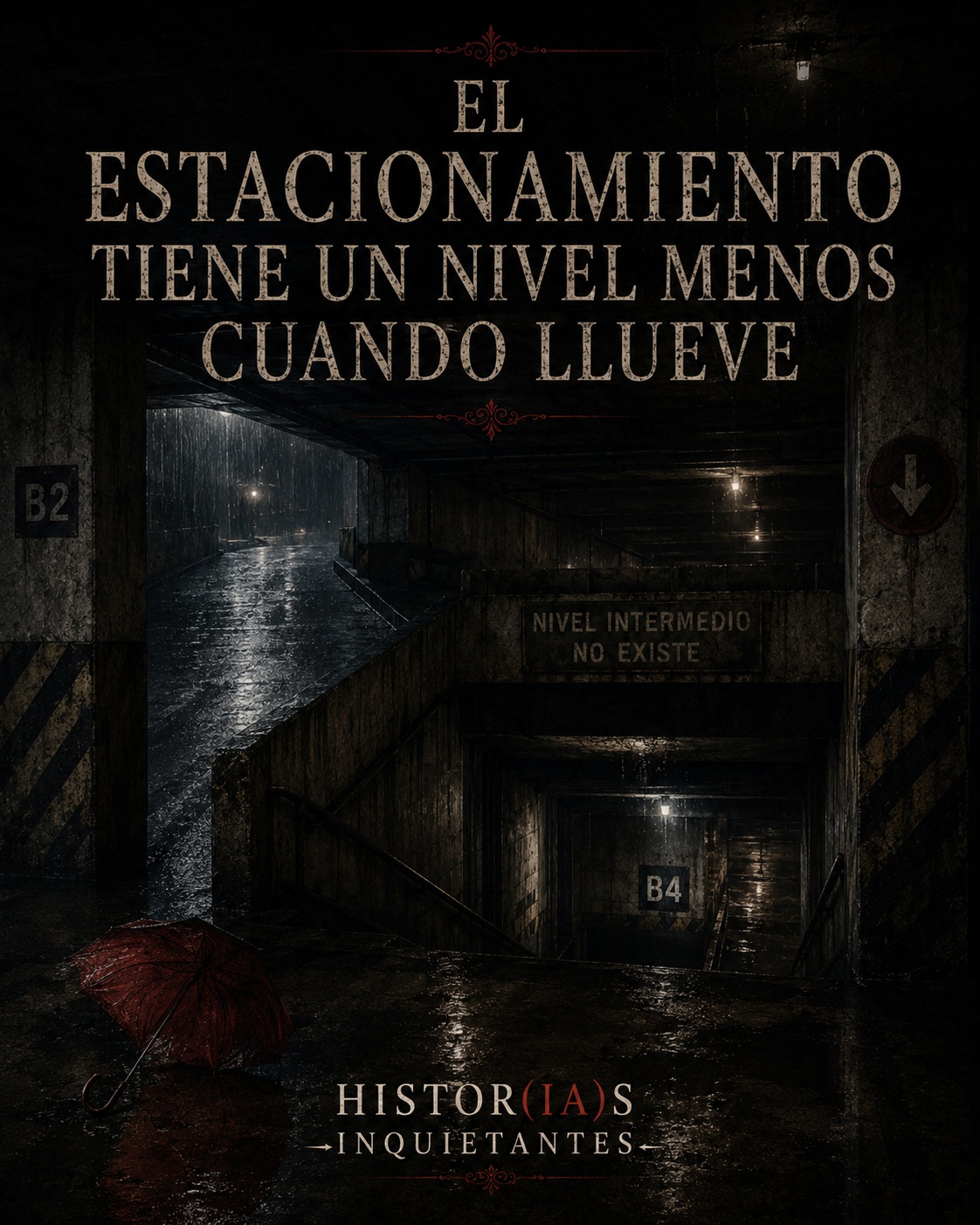 El estacionamiento tiene un nivel menos cuando llueve