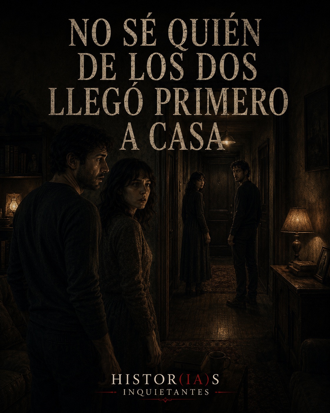 No sé quién de los dos llegó primero a casa