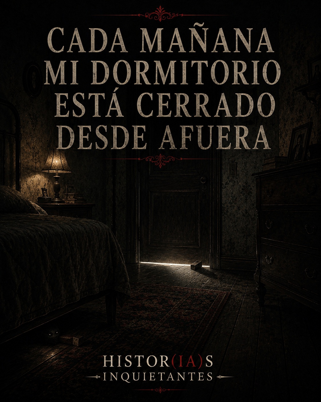 Cada mañana mi dormitorio está cerrado desde afuera