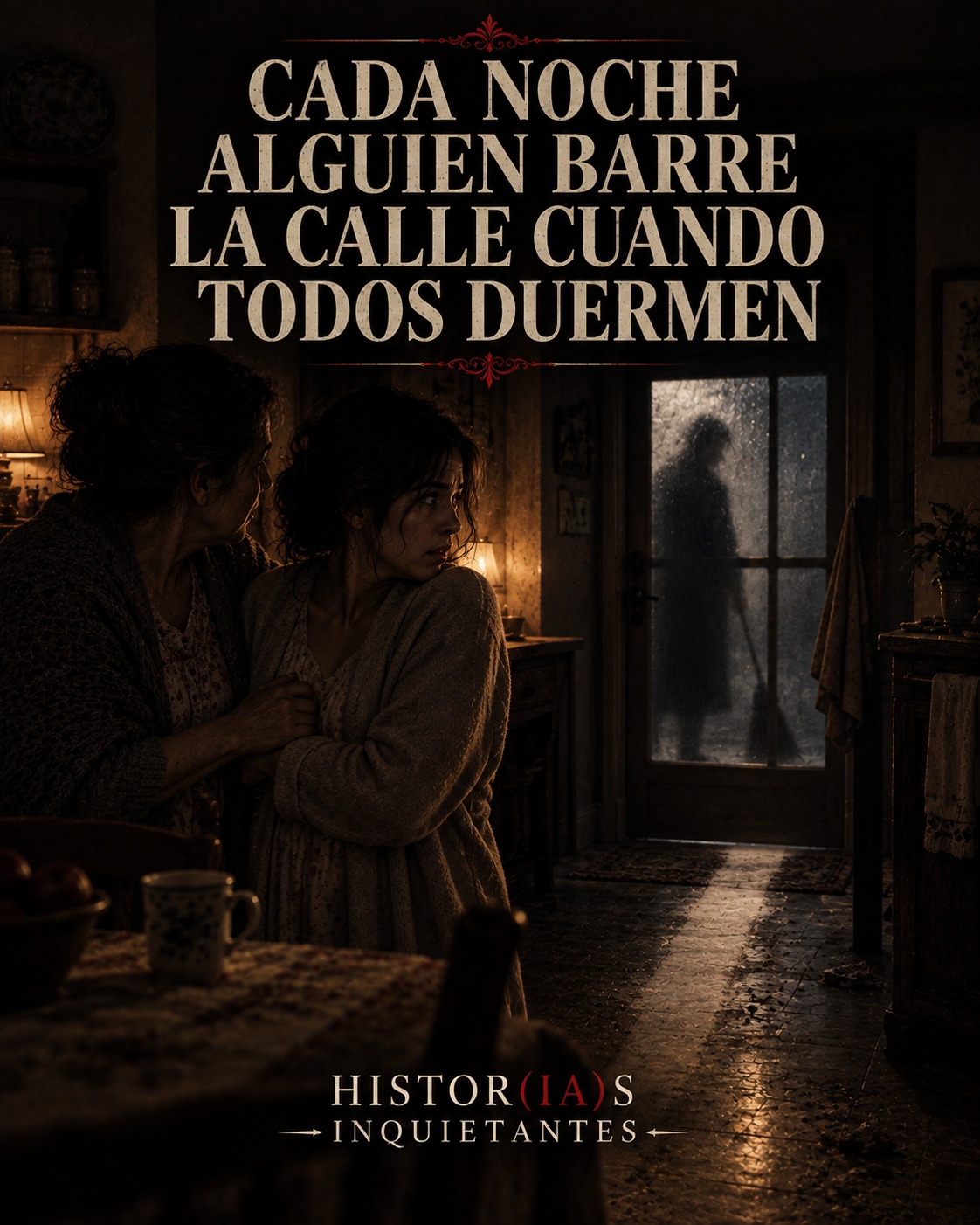 Cada noche alguien barre la calle cuando todos duermen