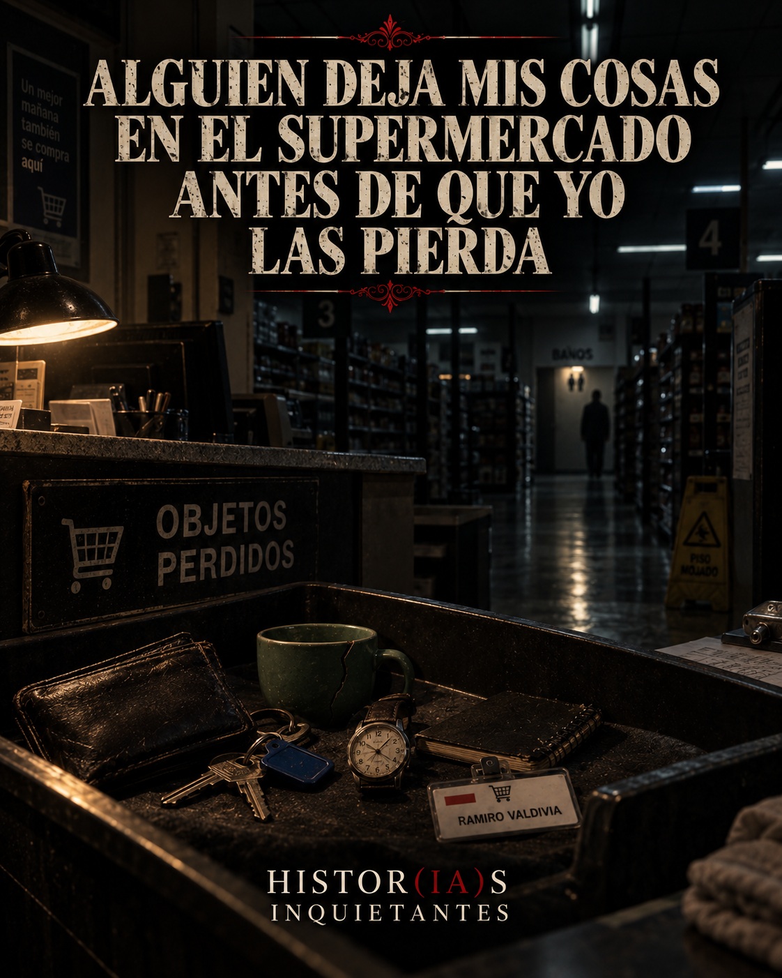 Alguien deja mis cosas en el supermercado antes de que yo las pierda