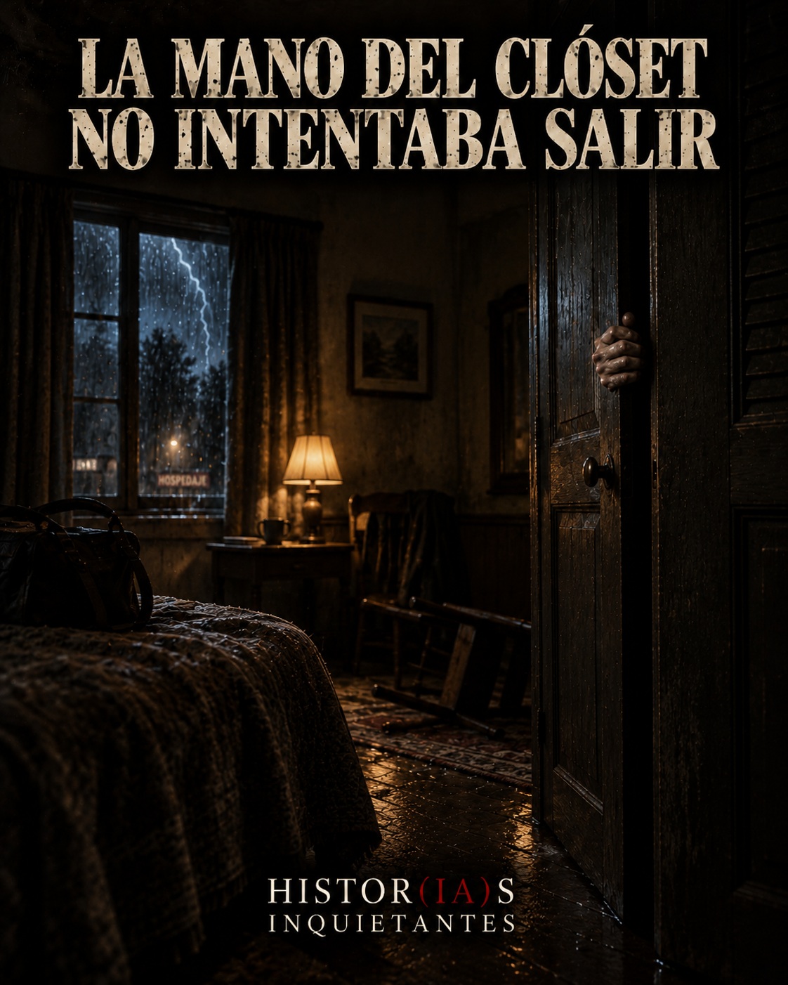 La mano del clóset no intentaba salir