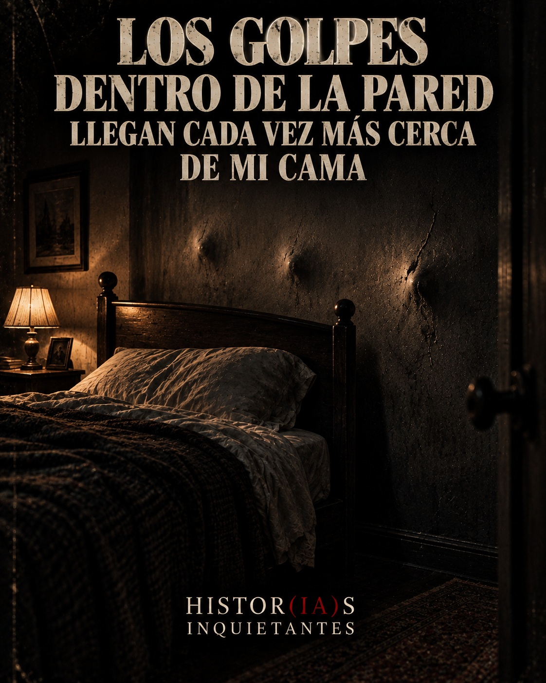 Los golpes dentro de la pared llegan cada vez más cerca de mi cama