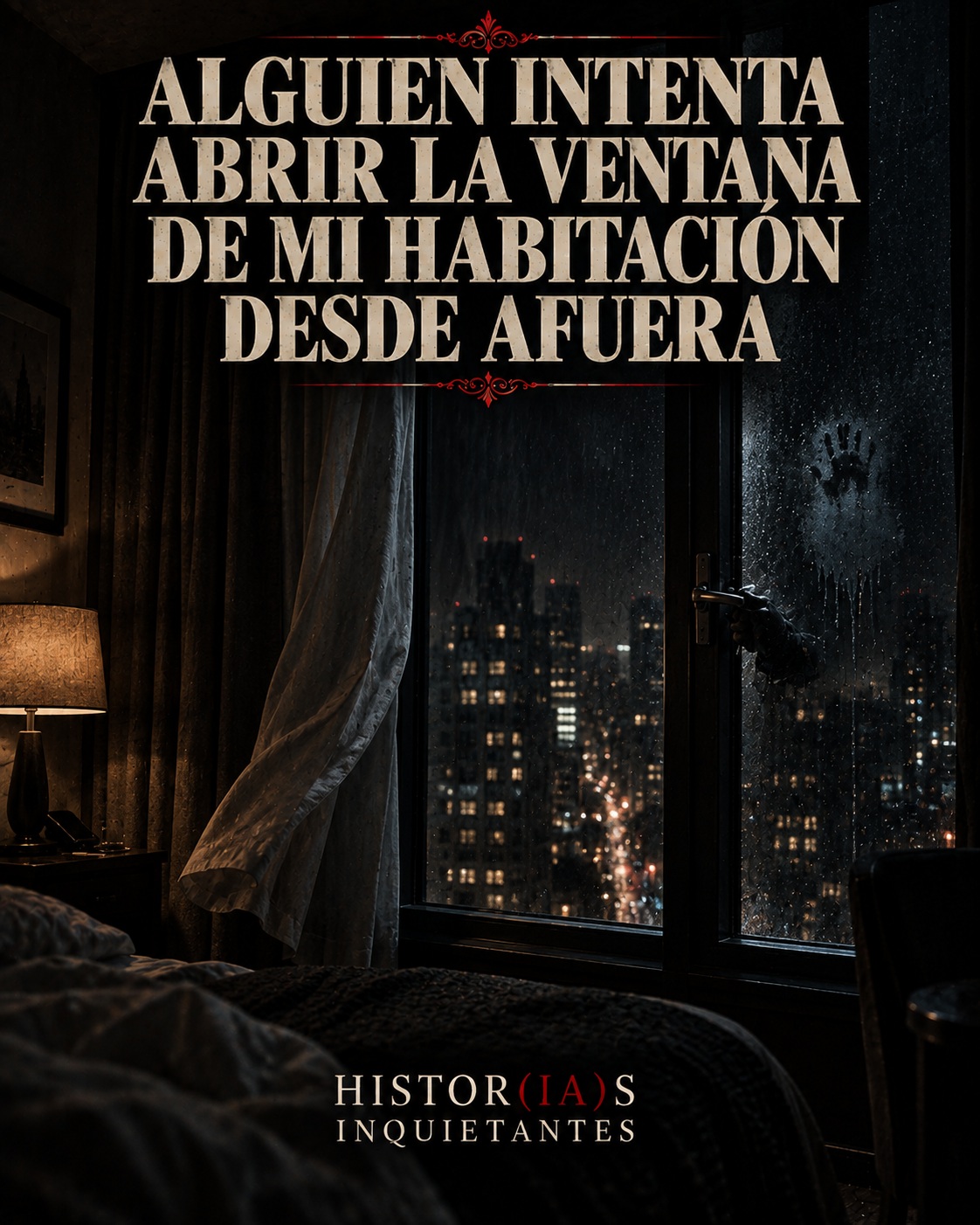 Alguien intenta abrir la ventana de mi habitación desde afuera