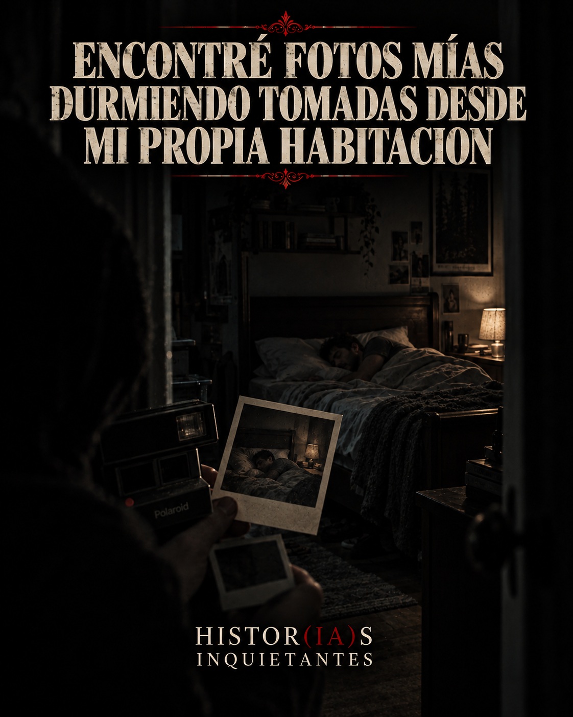Encontré fotos mías durmiendo tomadas desde mi propia habitación