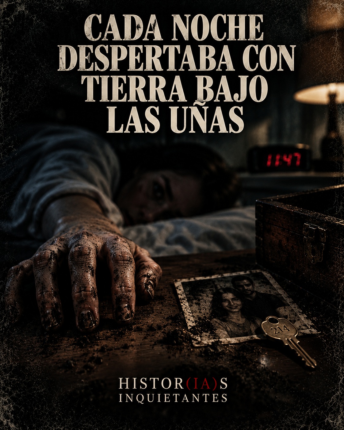 Cada noche despertaba con tierra bajo las uñas