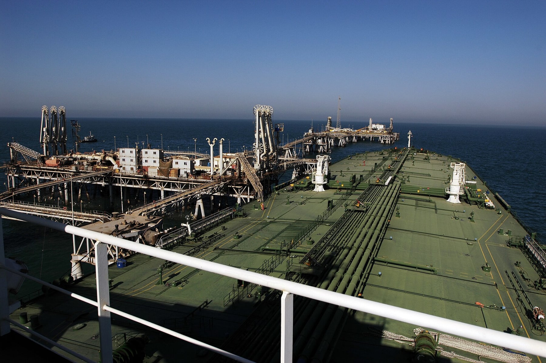 Oil tanker at a Gulf oil terminal - representative file photo
