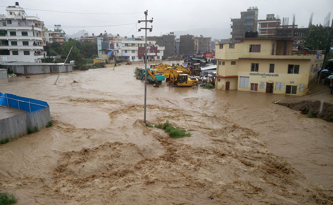 Flooding in Nepal - representative file photo for Himalayan flood risk