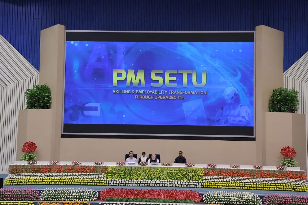 Launch event of the PM-SETU scheme at Vigyan Bhawan - file photo