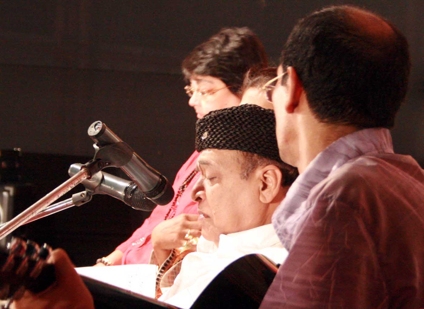 Bhupen Hazarika in Nagaon, Assam - archive photo