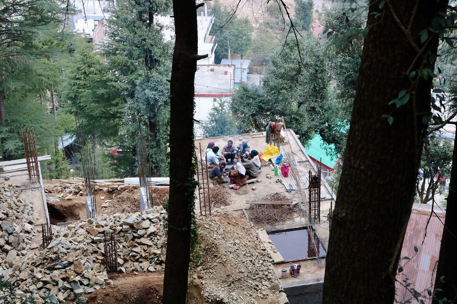 Construction workers in India - representative file photo