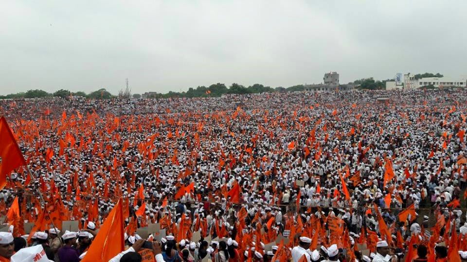 Maratha Kranti Morcha gathering in 2016 - representative file photo