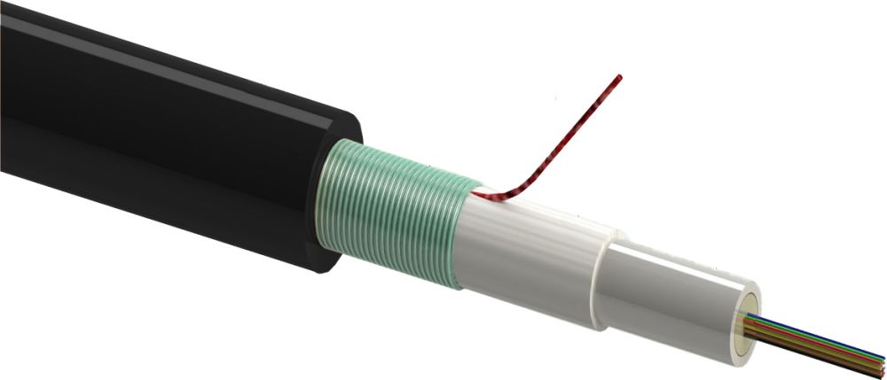 Central loose tube, single sheathed cable, CST-corrugated steel tape armor,  outd - eCatalog