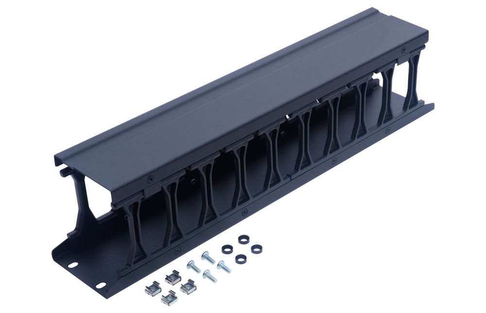 19" HD Cable Management 2U, 112 OFR, black eCatalog