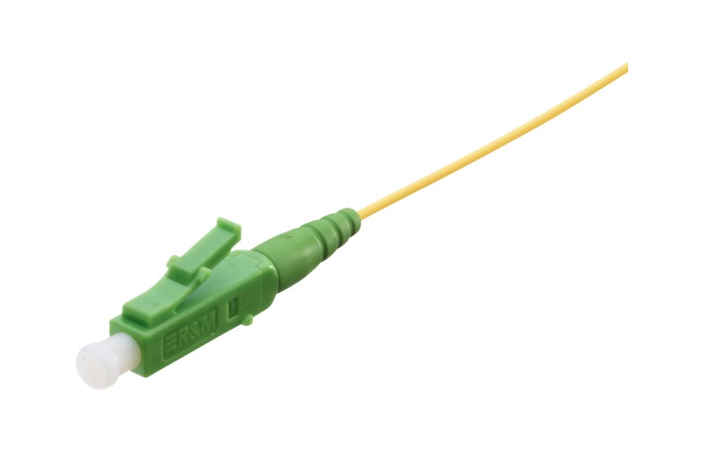 Pigtail LC APC, grün, G.652.D + G.657.A1 gelb, C/1, 2.5 m - E-Katalog