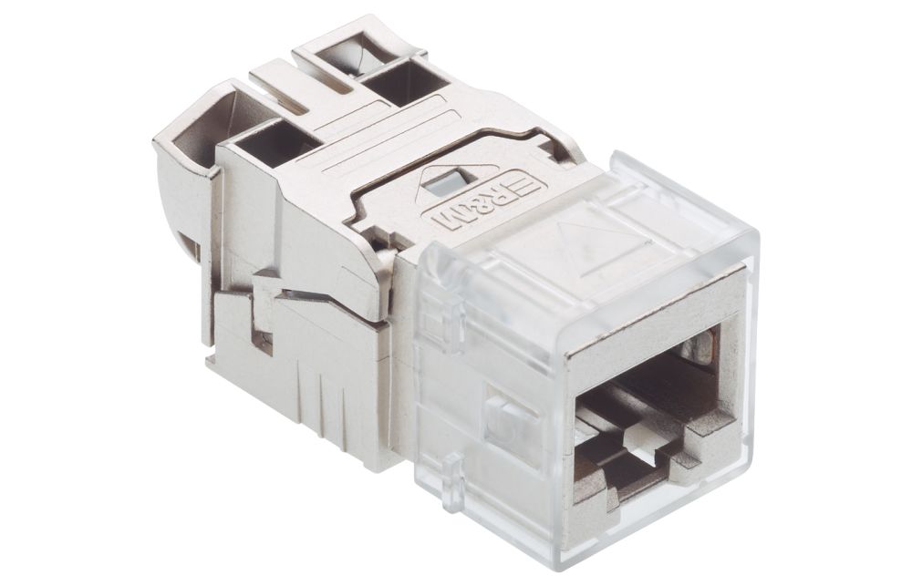 Connection Module Cat.6A EL, 1xRJ45/s, adapter No.1, 10x