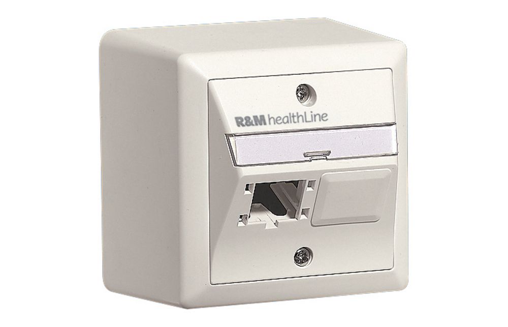 WM Global Outlet R&MhealthLine, 80x80, 2x1-port