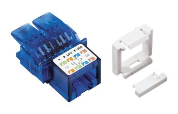 Connection Module Cat. 6, 1xRJ45/u, Snap-in, 10x